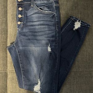 Kancan skinny jeans Size: XL buttonfly